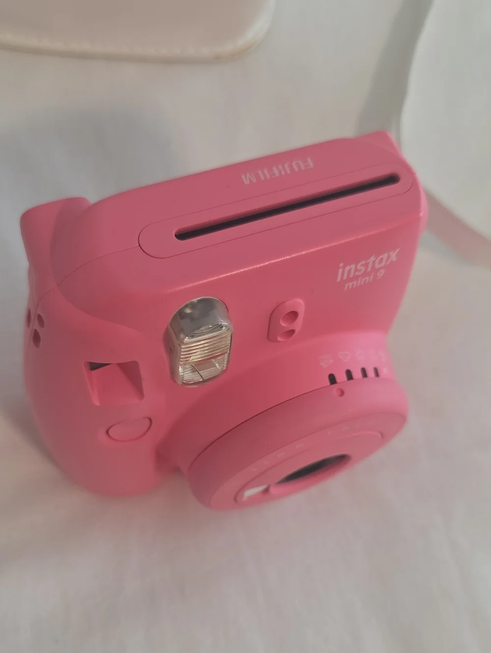 Instax Mini 9 Pink Camera With White Case